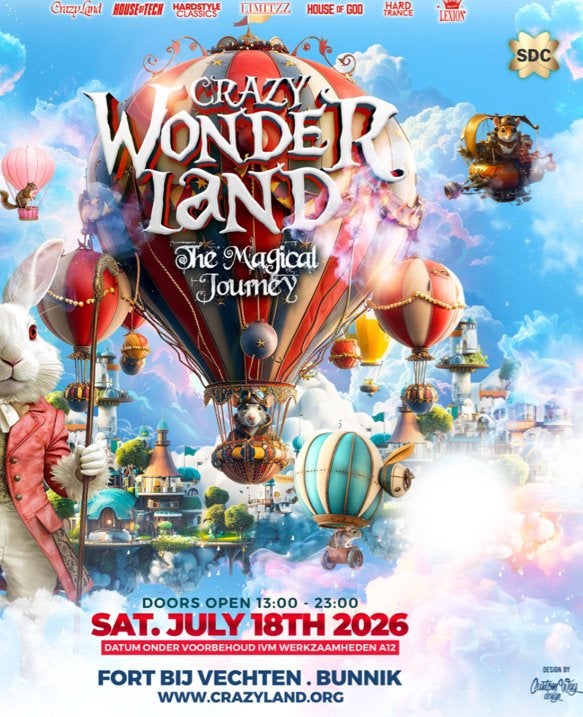 2x crazywonderland vip, Tickets en Kaartjes, Evenementen en Festivals, Twee personen