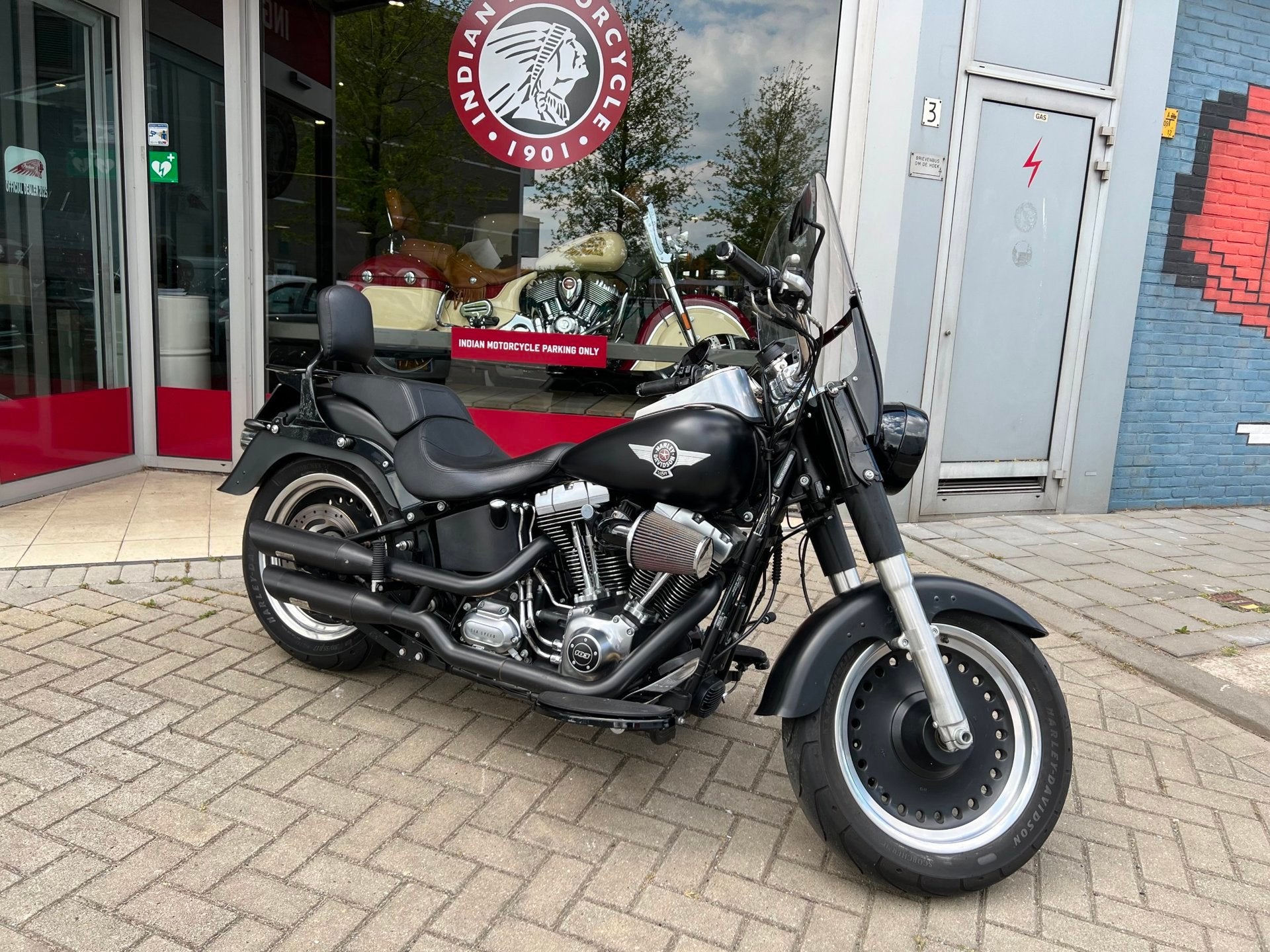 Harley Davidson Chopper 103 FLSTFB Softail Fat Boy Special, LED Verlichting, 1690 cc, Chopper, Bedrijf