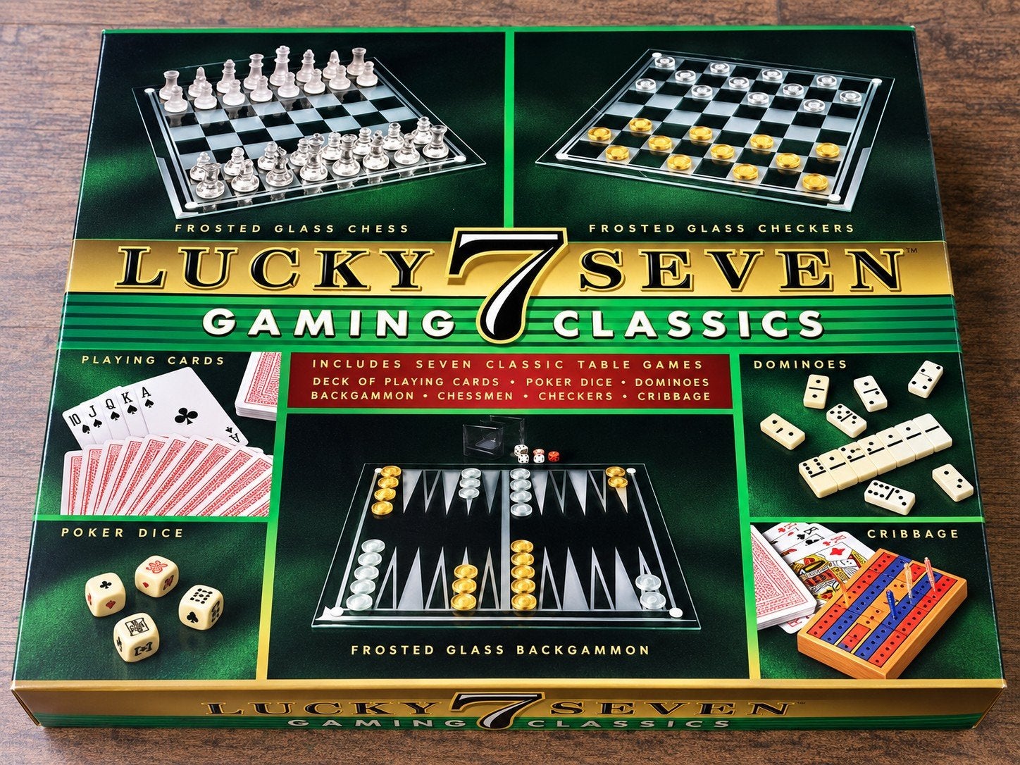 Lucky 7 Gaming Classics – 7-in-1 spellenset, Hobby en Vrije tijd, Ophalen of Verzenden