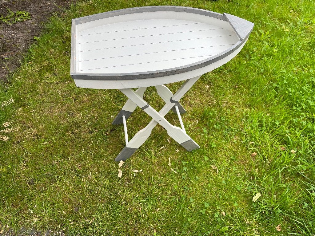 Tafeltje, Ophalen, 55 tot 75 cm, Zo goed als nieuw, Hout