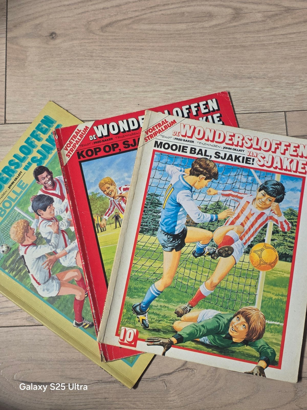 De Wondersloffen van Sjakie - Voetbal Stripalbums (3 stuks), Boeken, Ophalen of Verzenden