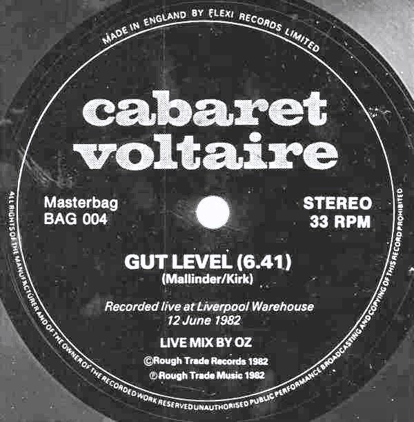 cabaret voltaire/gut level-electronic/punk/industrial-flexi, Gebruikt, 7 inch, Ophalen of Verzenden, Limited edition