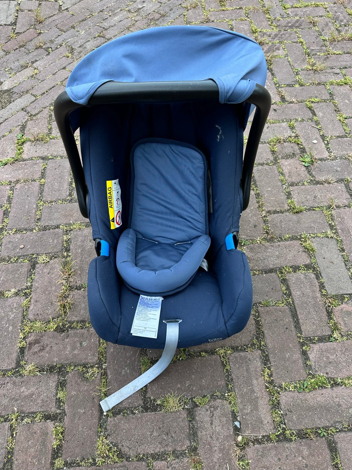Britax Römer Baby-Safe i-Size autostoel - Blauw, Ophalen, Romer, Zijbescherming, 0 t/m 13 kg