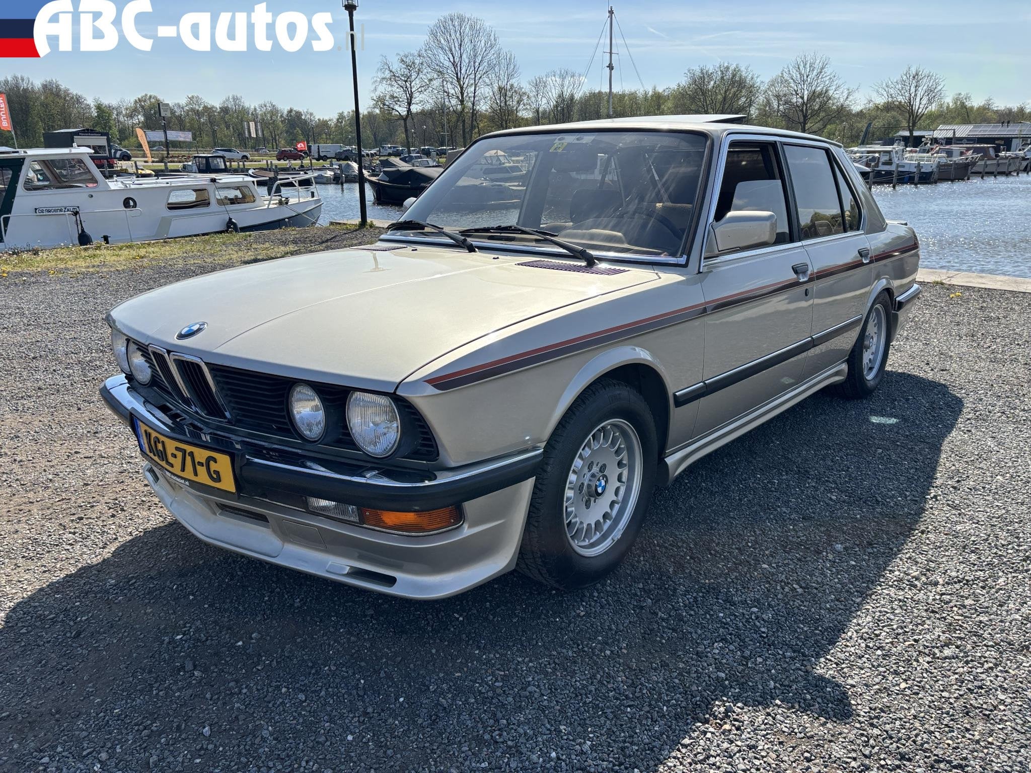 BMW 5-serie 524TD E28 BBS/50dkm/1e eigenaar/oldtimer/uniek, Auto's, Gebruikt, 1302 kg, 116 pk, Beige