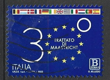 Italië-25, Ophalen of Verzenden, Gestempeld