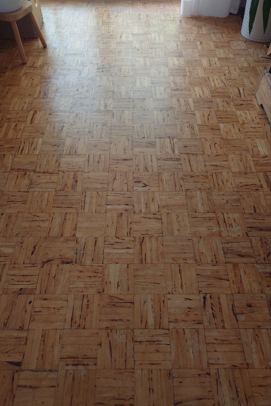 Gratis af te halen: ca. 31 m² massief eiken mozaïekparket, Ophalen, Gebruikt, Vloerdelen of -planken, 10 m² of meer