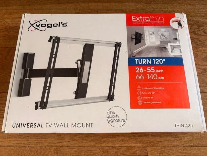 Vogels Thin 425 TV Beugel - Nieuw in doos, Ophalen, Nieuw