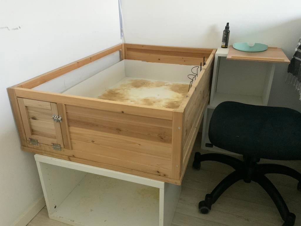 Trixie houten caviaverblijf caviakooi, Dieren en Toebehoren, Kooi, Cavia, Ophalen, Minder dan 60 cm
