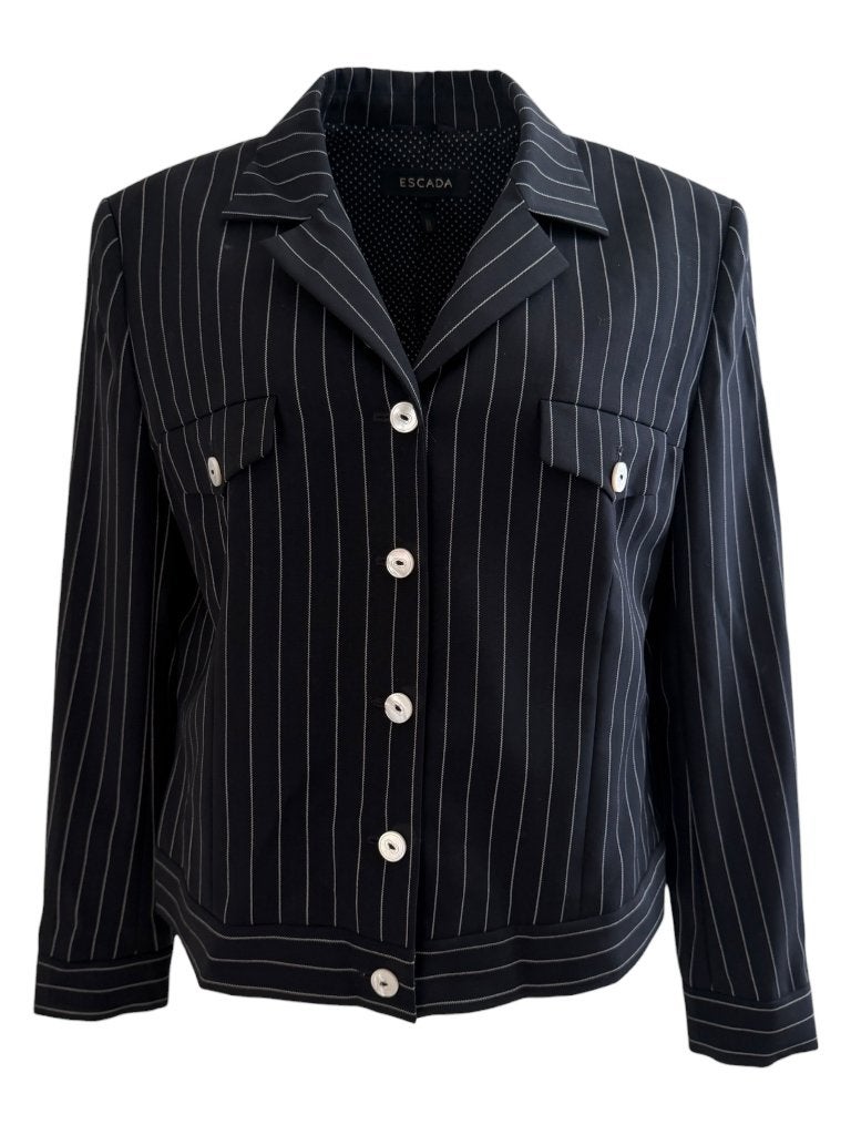 Escada vest XL, Zwart, Maat 46/48 (XL) of groter, Ophalen of Verzenden, Zo goed als nieuw