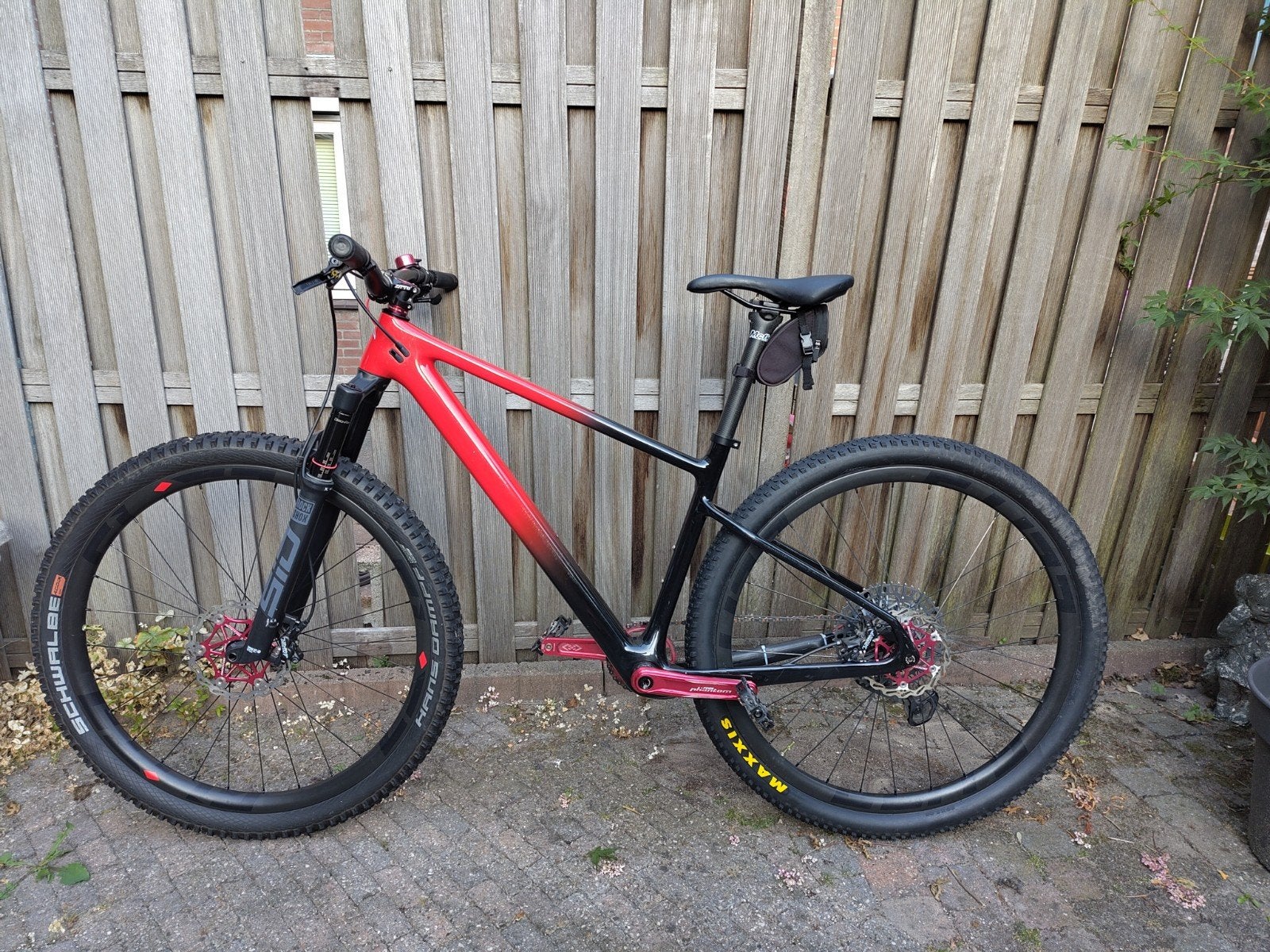Carbon Mountainbike met veel mooie onderdelen, Gebruikt, Hardtail, 49 tot 53 cm, Dames