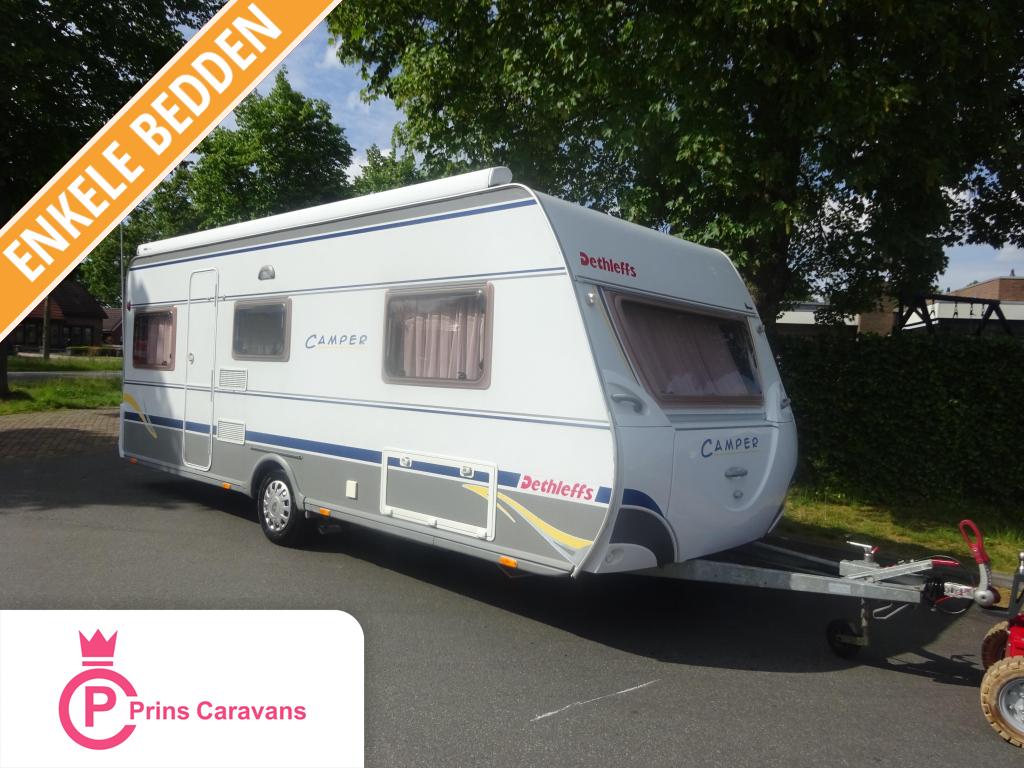 Dethleffs Camper 540 Enkele Bedden+Mover+Luifel, Rondzit, Bedrijf, Dethleffs, 5 tot 6 meter