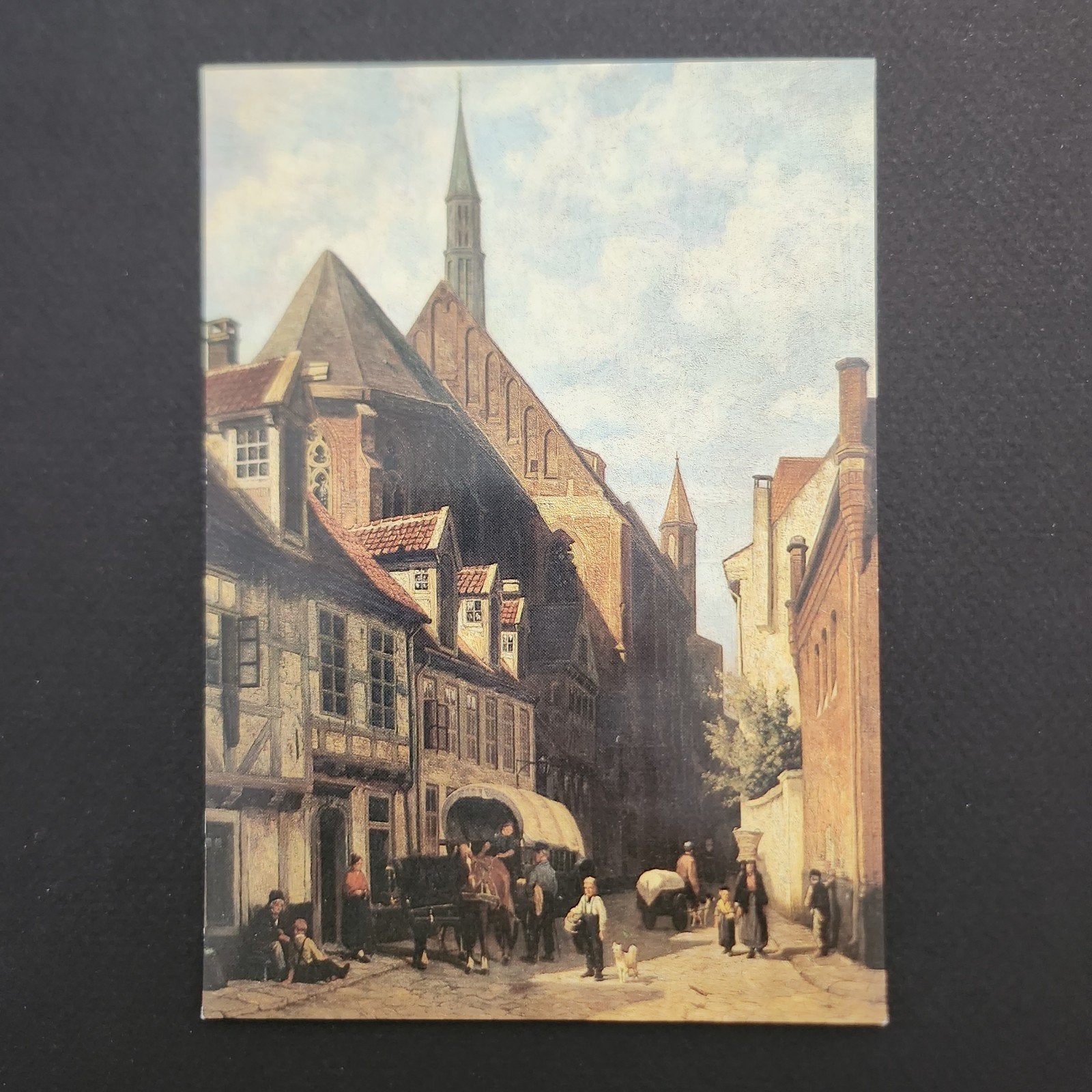 Ansichtkaart Johanneskerk Bremen, Cornelius Springer 1864, Verzenden, Gelopen