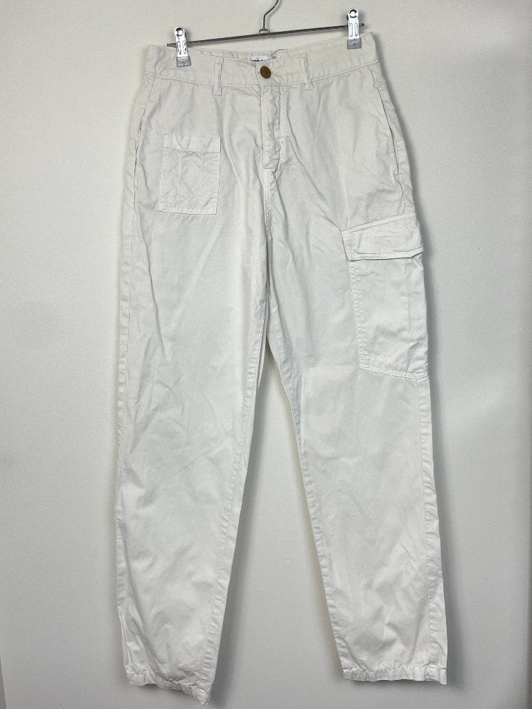 Essentiel Antwerp Valentine cargo broek maat 36 wit, Wit, Arenbergstraat 21, 2000 Antwerpen, België,, Service@essentiel-antwerp.com