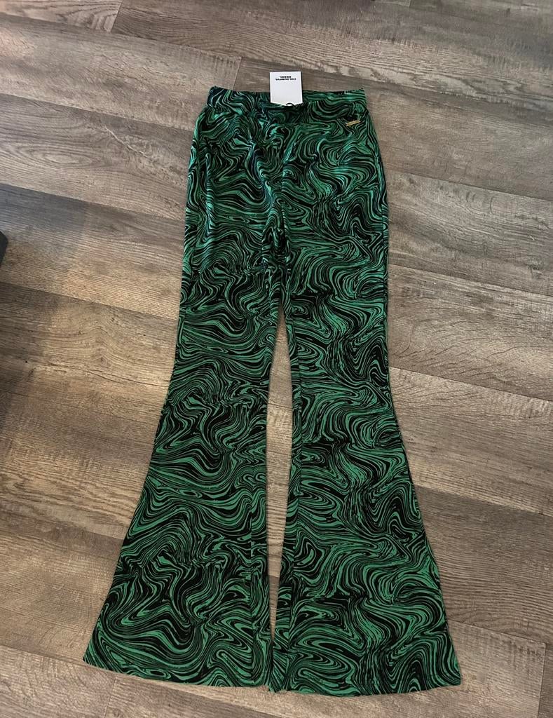 Colourful Rebel flared pants liquid paint peached, maat M, Maat 38/40 (M), Nieuw, Ophalen of Verzenden, Lang