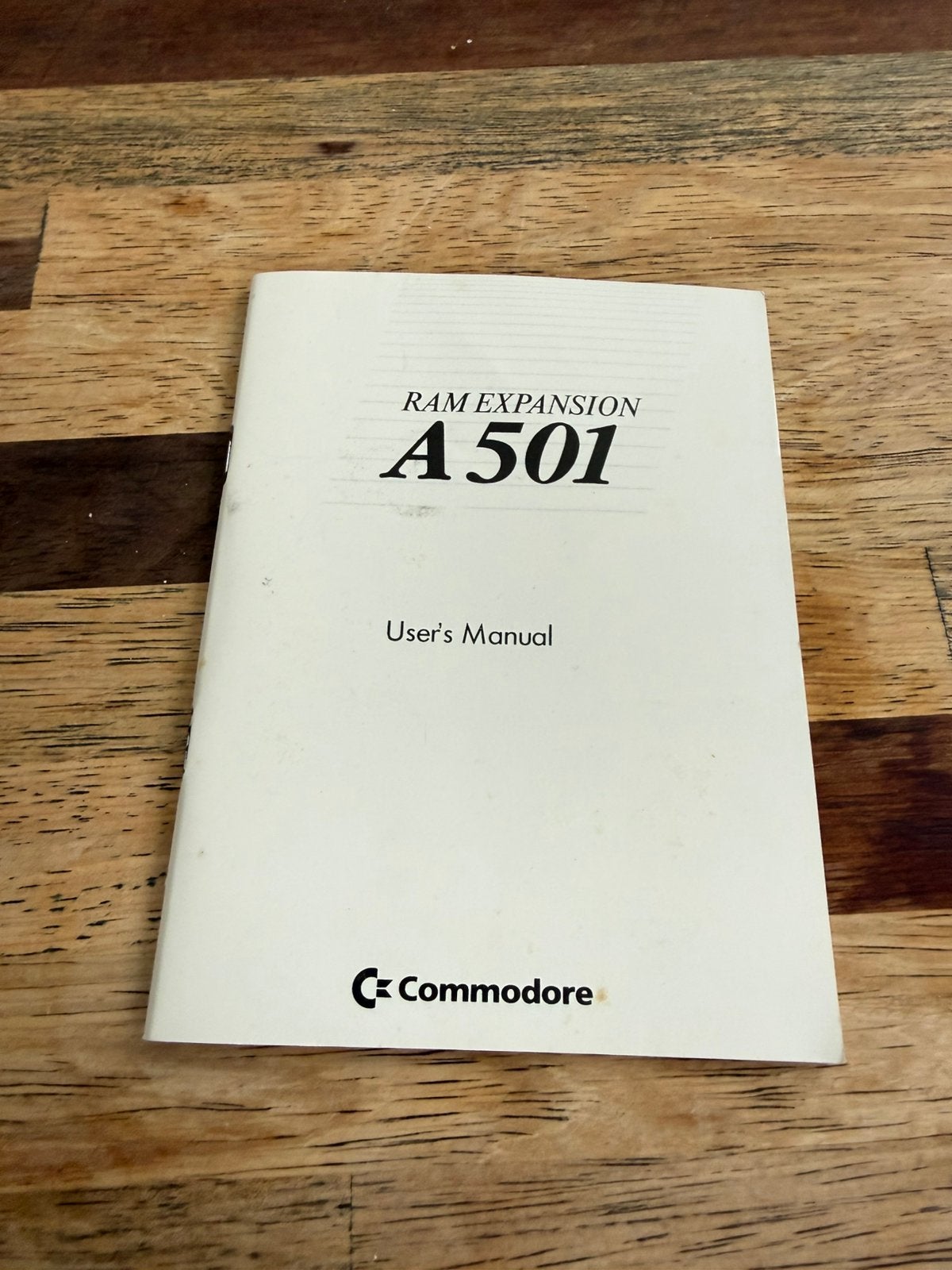 Commodore A501 RAM Expansion Handleiding (1988) – Meertalig, Computers en Software, Ophalen of Verzenden