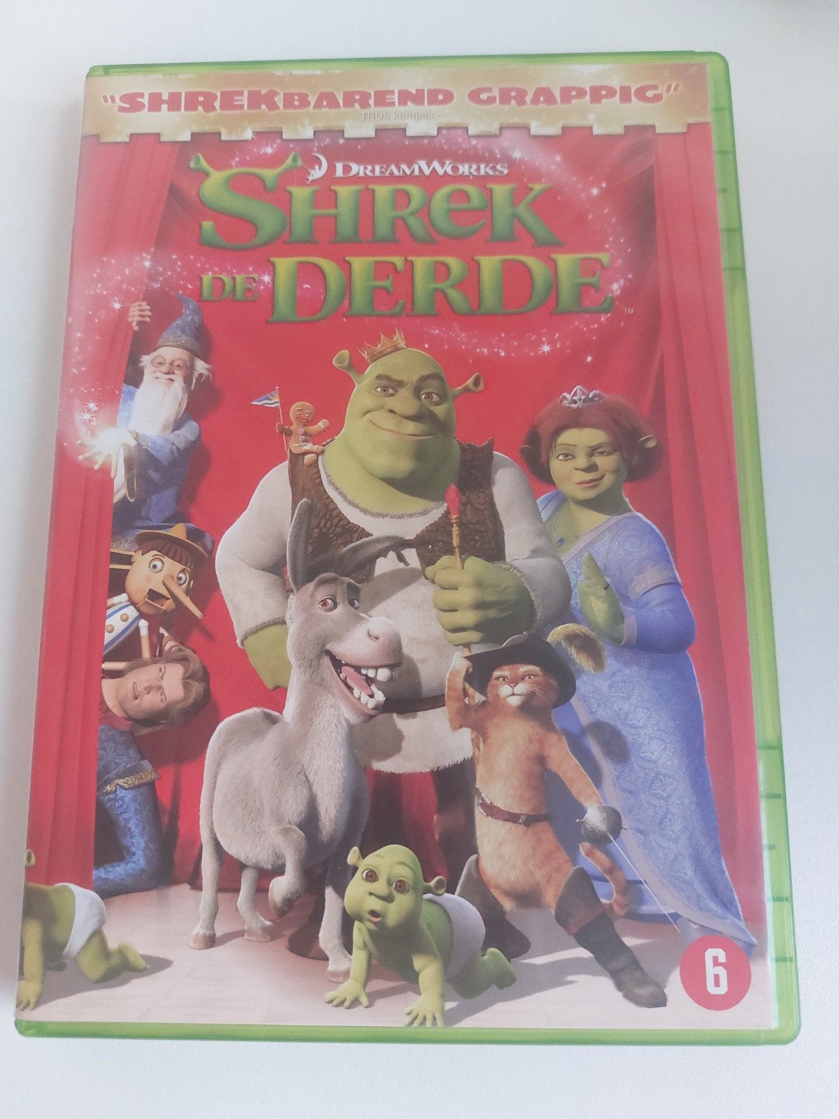 Shrek dvd, Vanaf 6 jaar, Ophalen of Verzenden, Zo goed als nieuw, Amerikaans