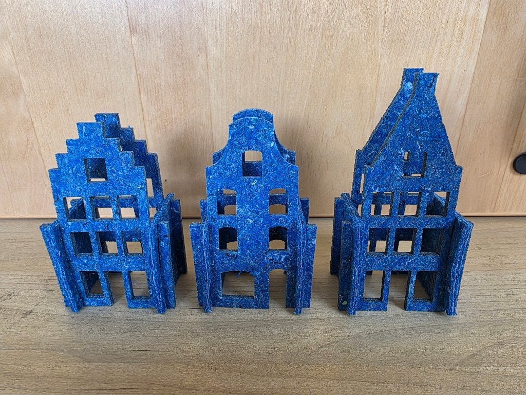 Vilt huisjes 100 jaar KLM, Ophalen of Verzenden, Nieuw, 81 t/m 91