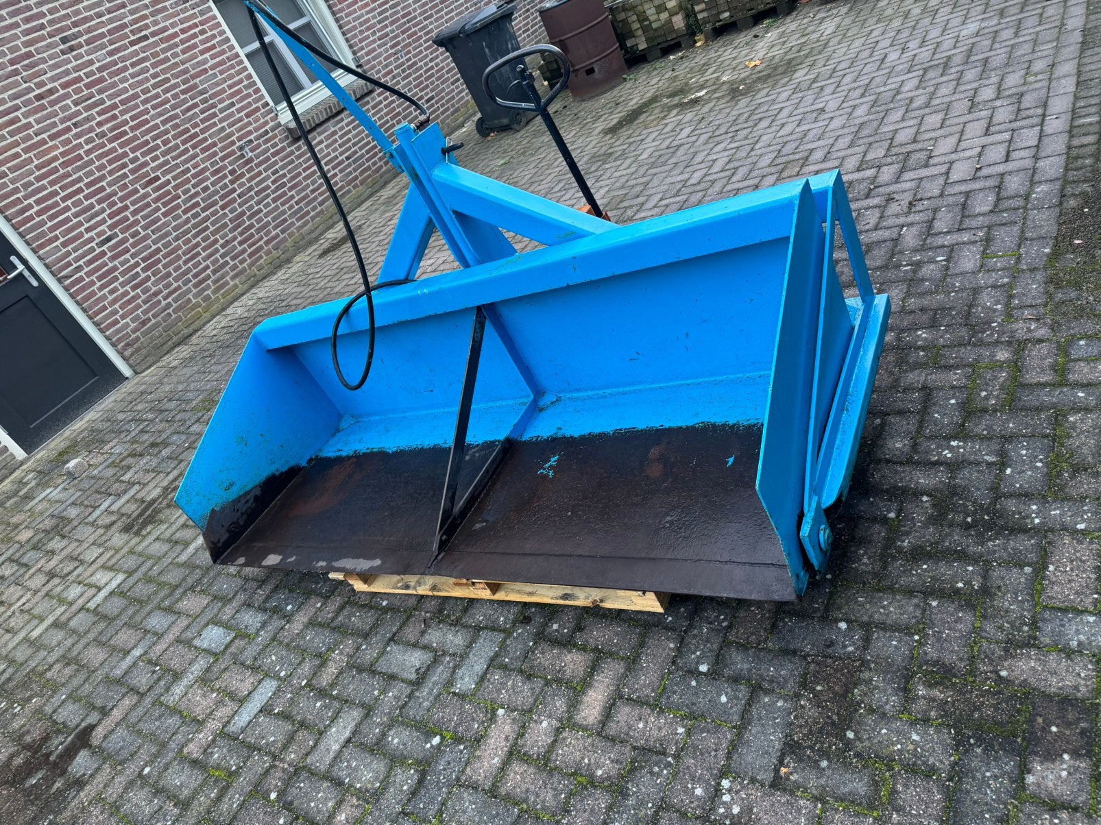 Grondbak, 100 liter of meer, Ophalen, Transportkar
