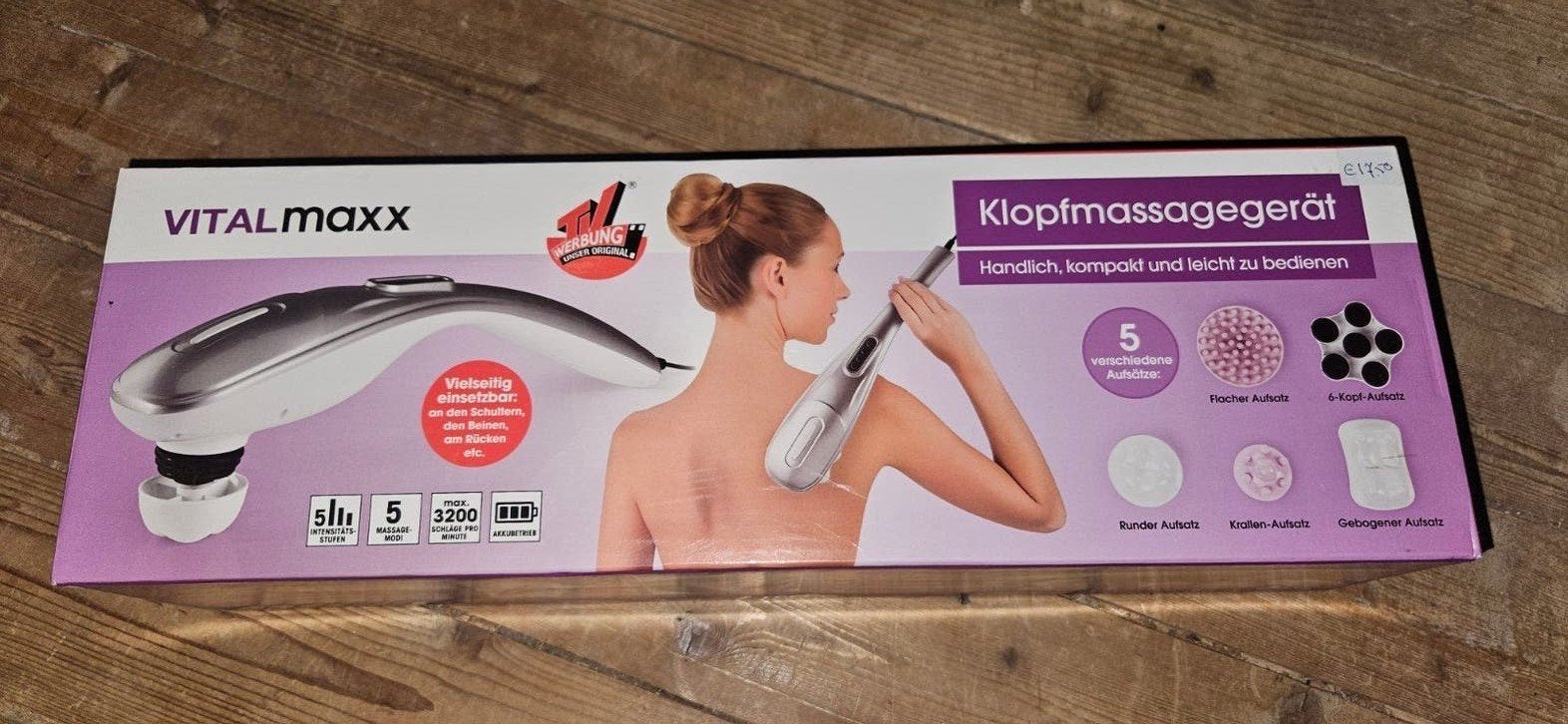 Vitalmaxx Klopmassageapparaat - Nieuw in doos, Ophalen, Nieuw, Apparaat