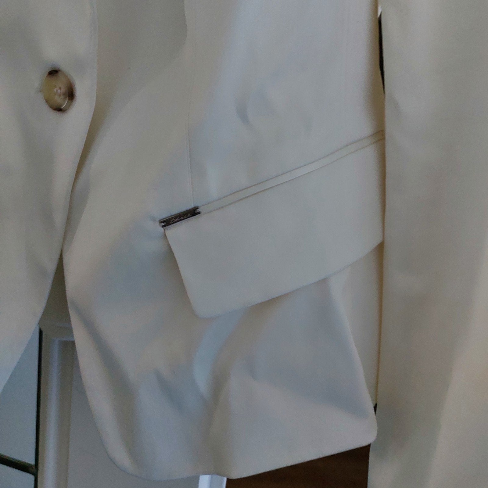 Creme blazer merk tree, Beige, Maat 42/44 (L), Ophalen of Verzenden, Zo goed als nieuw