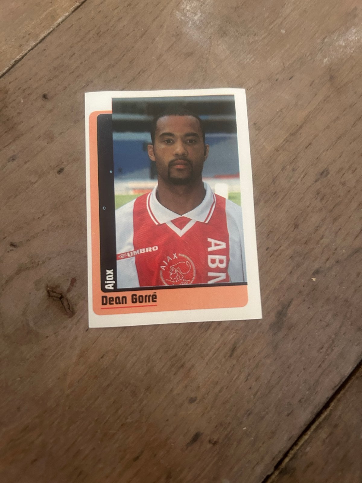 Dean Gorré Panini Voetbal 98 Spelerskaart Ajax, Verzamelen, Sportartikelen en Voetbal, Ophalen of Verzenden, Zo goed als nieuw