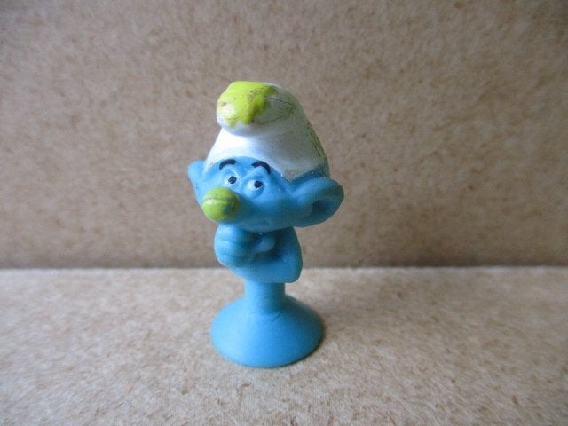 adv10798 smurfen poppetje 23, Verzamelen, Ophalen, Smurfen, Gebruikt, Beeldje of Figuurtje