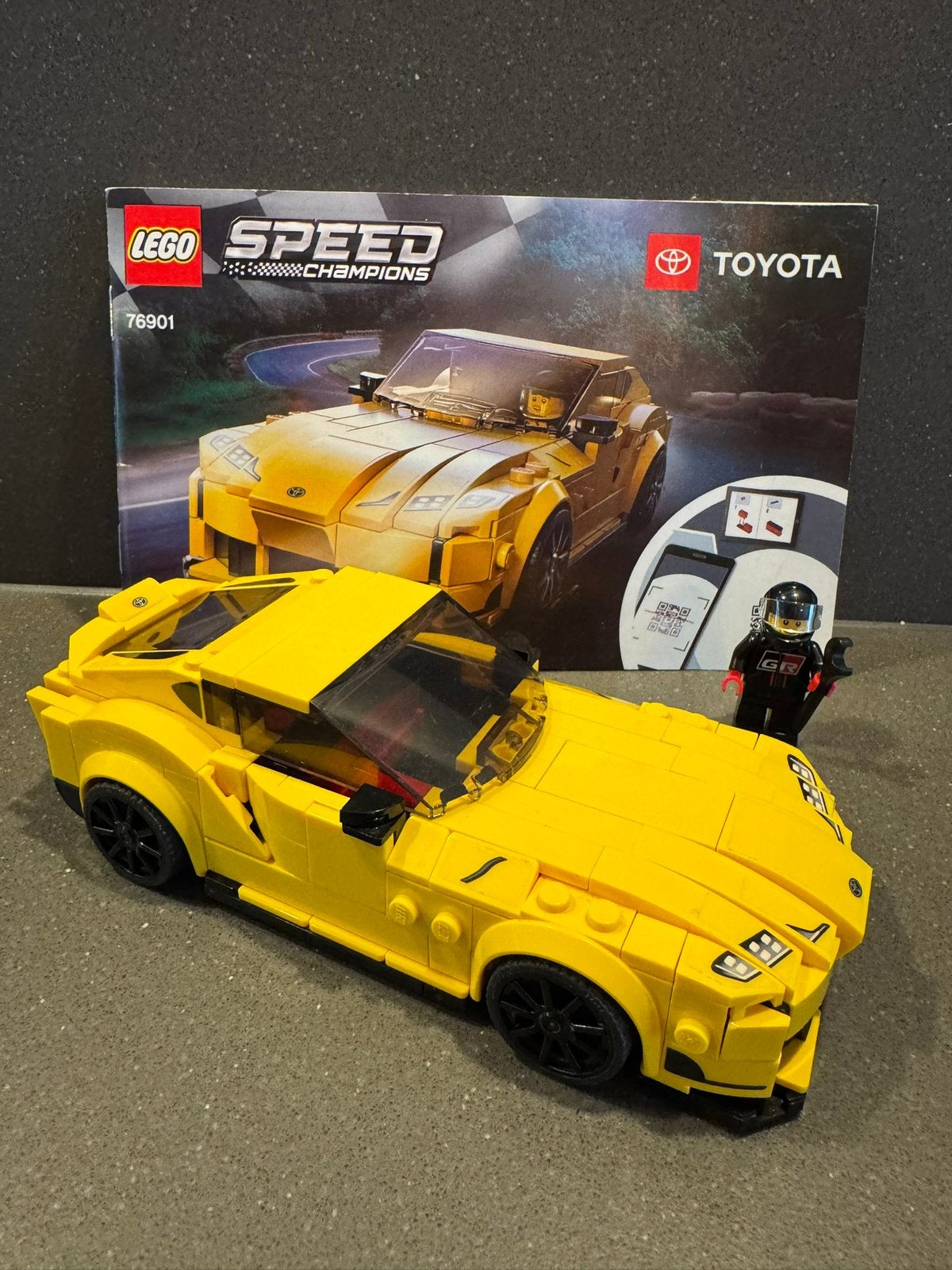 Lego Speed Champions - Toyota GR Supra - 76901, Lego, Zo goed als nieuw, Inclusief instructies, Complete set