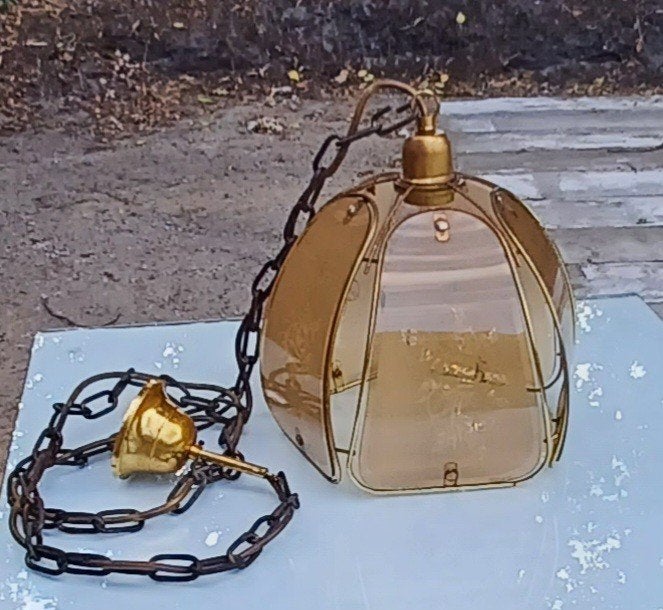 Vintage hanglamp Hollywood Regency (jaren '60-'70), Ophalen