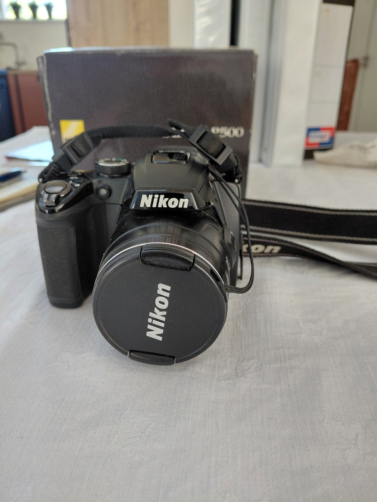 Nikon Coolpix P500 Bridgecamera - 36x optische zoom, Ingebouwde flitser, Ophalen of Verzenden, Zo goed als nieuw, Nikon