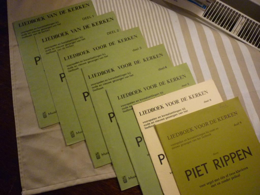 P. Rippen:Liedboek v.d. Kerken-Voorspelen en koraalzettingen, Orgel, Gebruikt, Klassiek, Ophalen of Verzenden