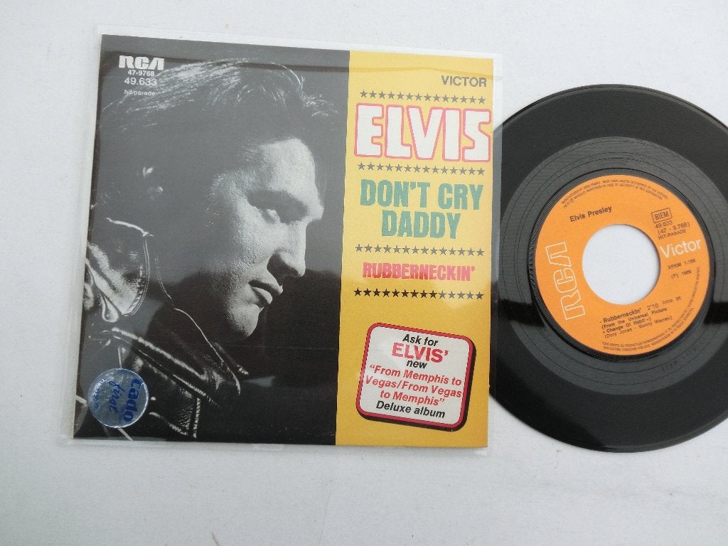 Elvis Presley Don't cry Daddy, 7 inch, Single, Ophalen of Verzenden, Zo goed als nieuw