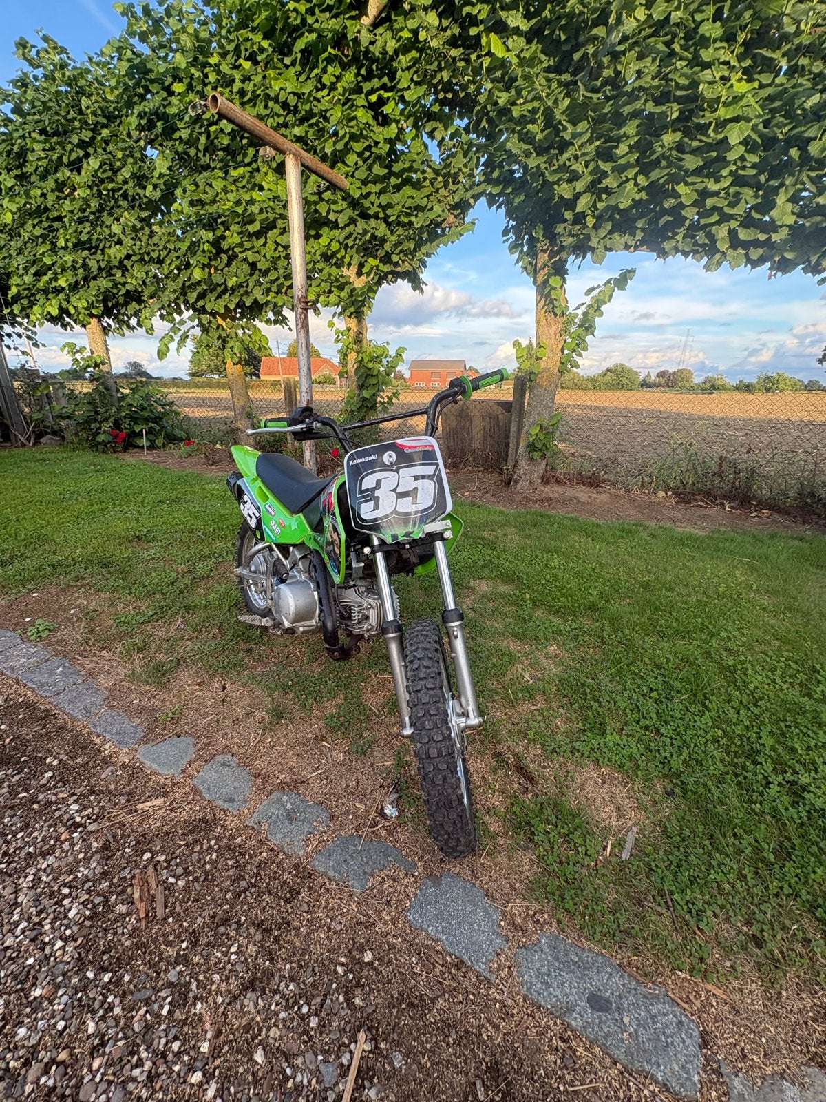 Kawasaki Dirtbike 100cc - Recent onderhoud, topstaat!, Ophalen of Verzenden, Gebruikt, Dirtbike