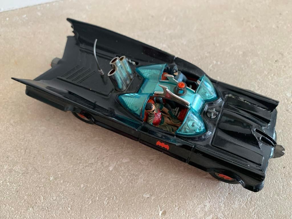 Vintage Corgi Toys Batmobile 1966 met Batman & Robin figuren, Ophalen of Verzenden, Zo goed als nieuw