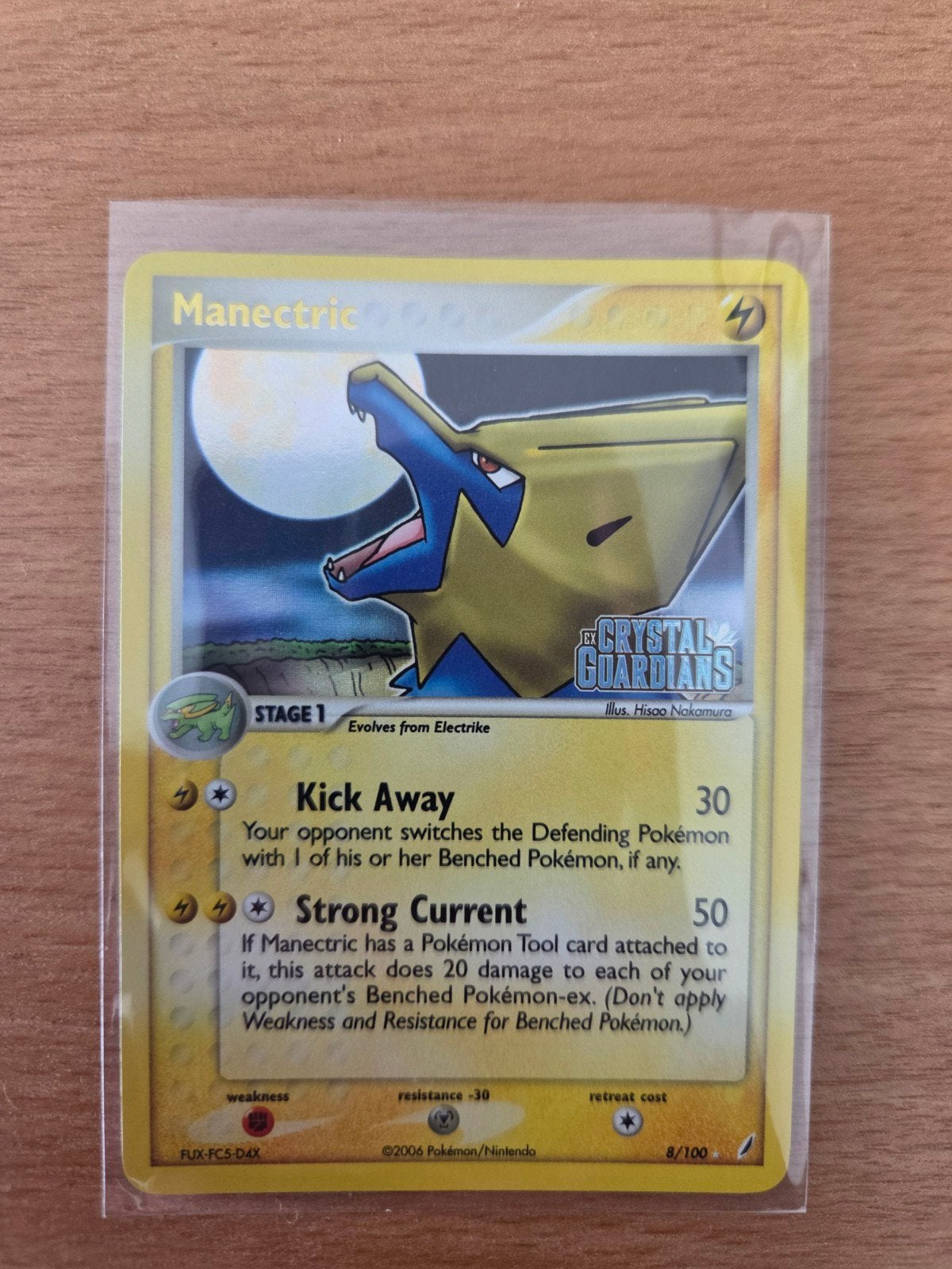 Manectric 8/100, Ophalen of Verzenden, Zo goed als nieuw, Losse kaart