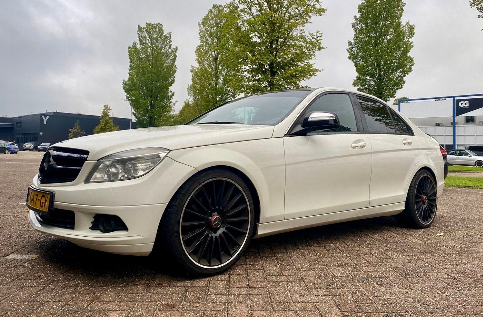Mercedes-Benz Mercedes 2008 Wit, Auto's, Mercedes-Benz, Zwart, 4 cilinders, 1796 cc, Wit