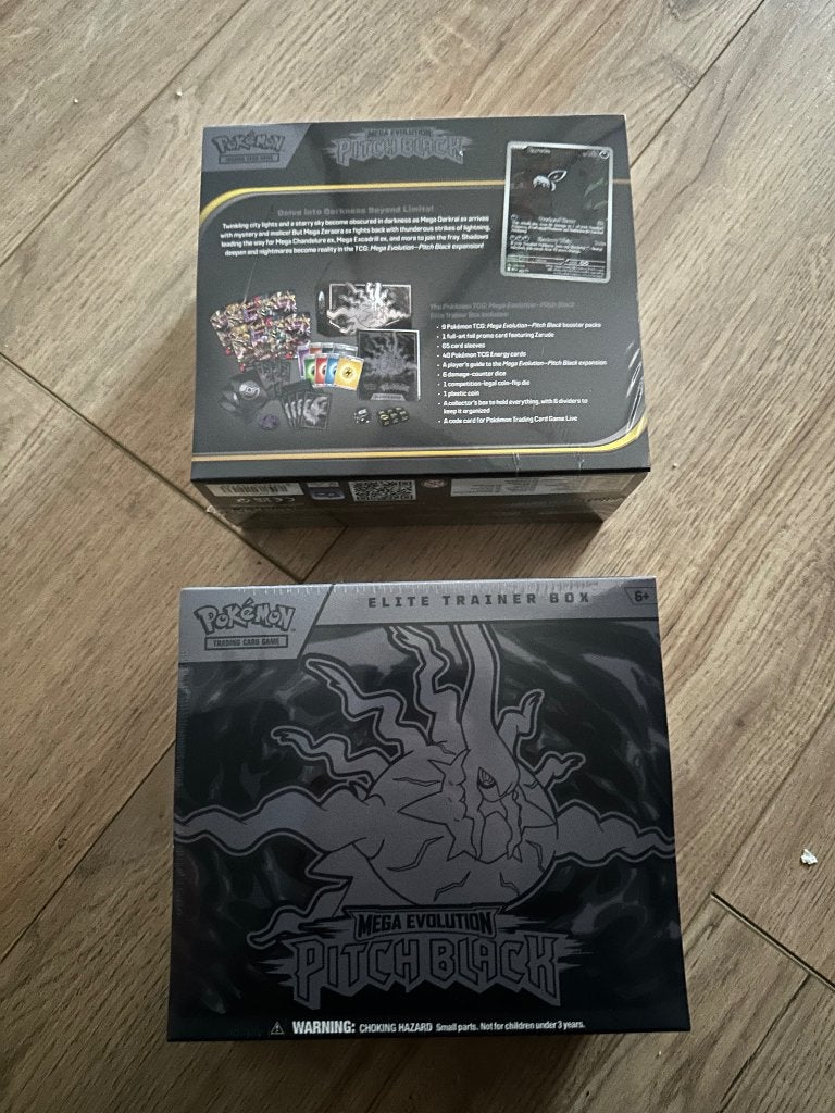 Pokémon Pitch black elite trainer box etb, Ophalen of Verzenden, Nieuw, Boosterbox, Foil