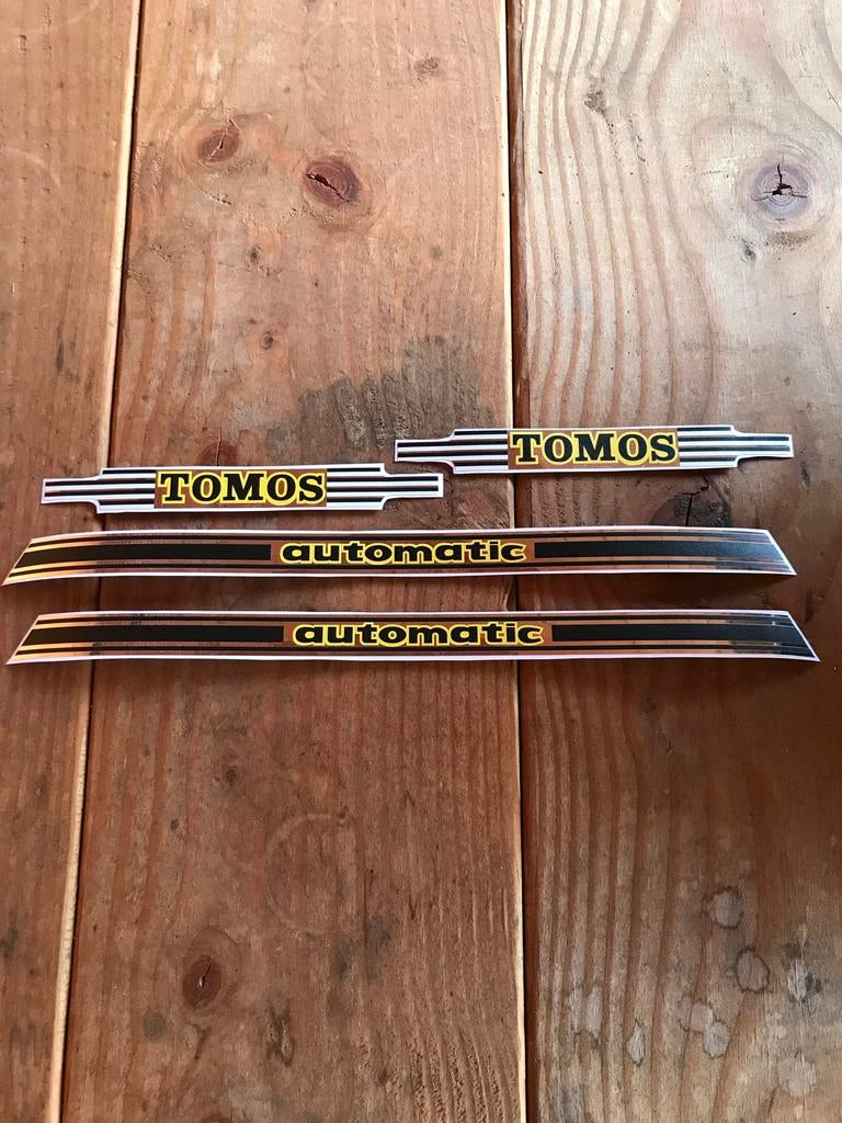 Originele Tomos Automatic A3 Stickers Set, Ophalen of Verzenden, Nieuw
