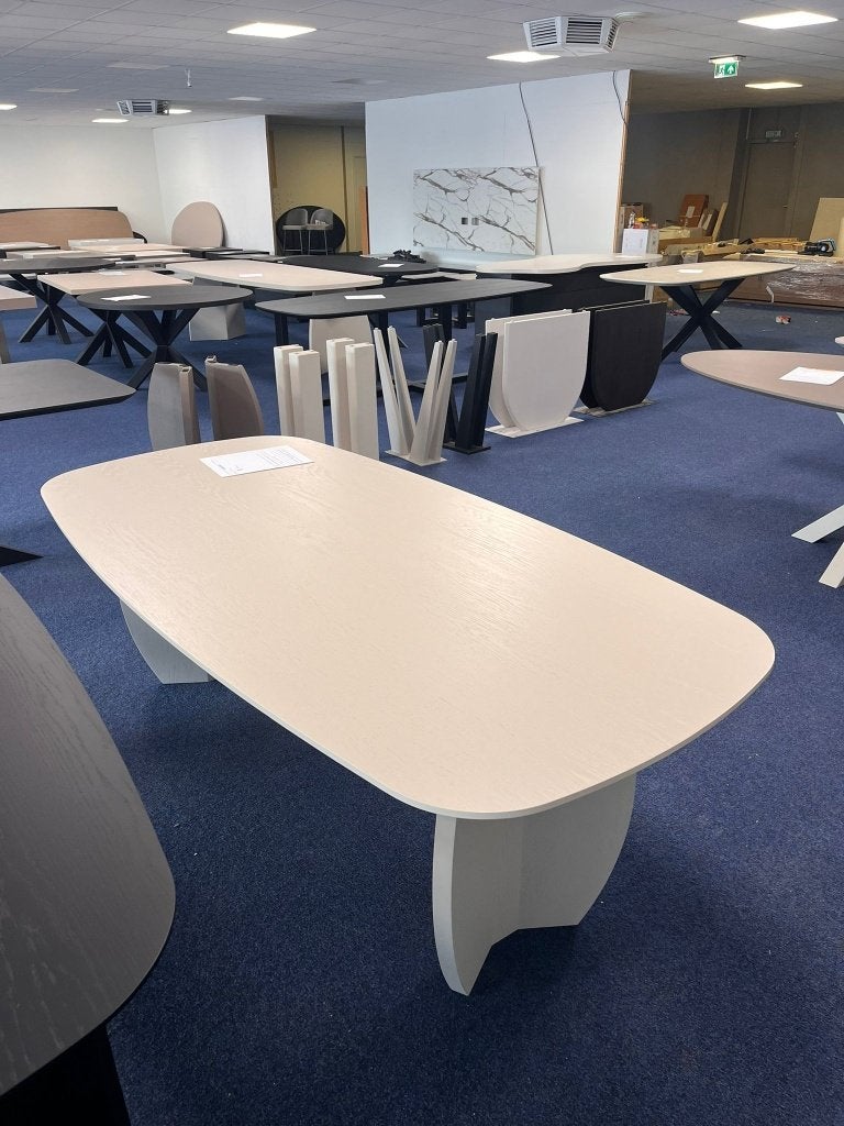 puuur eettafel, Huis en Inrichting, Ophalen, Eikenhout, 200 cm of meer, 50 tot 100 cm