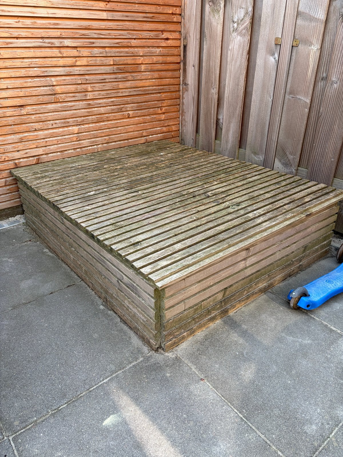 Gratis afhalen Zandbak + zand, Ophalen, Gebruikt