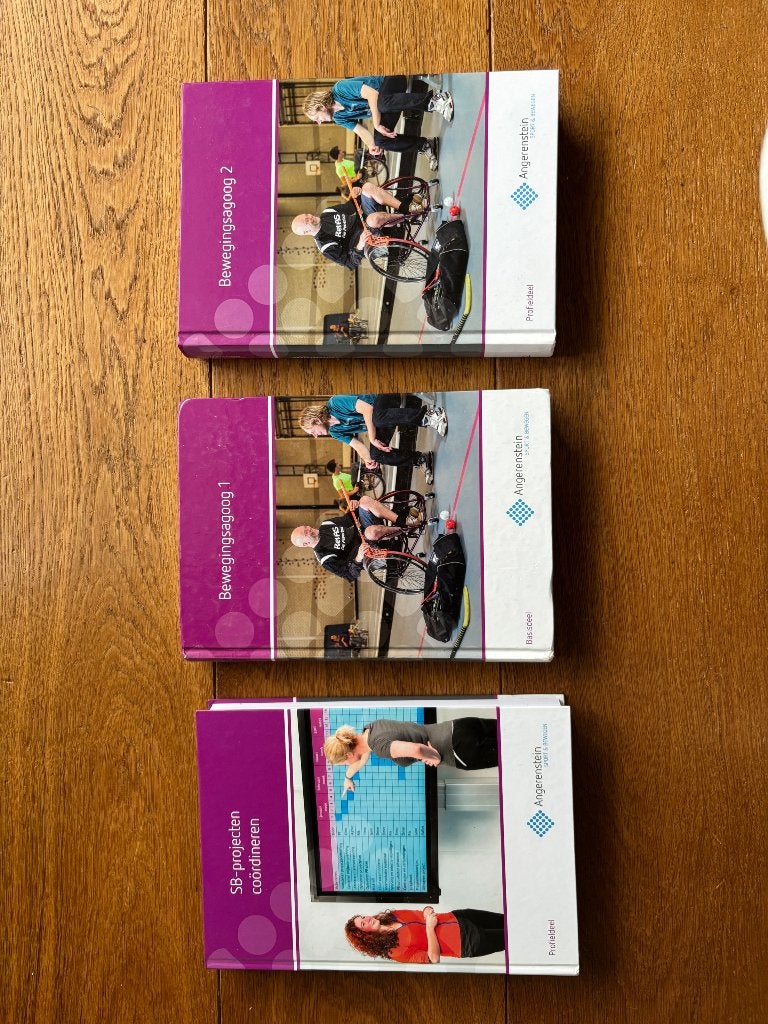 Bewegingsagoog 1&2 + sb projecten coördineren, Boeken, Ophalen of Verzenden, Zo goed als nieuw, Overige niveaus