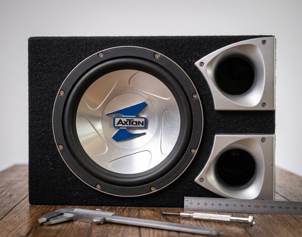 Unieke vondst: Vintage Axton CAB309 Subwoofer - Gloednieuw!, Auto diversen, Ophalen, Nieuw
