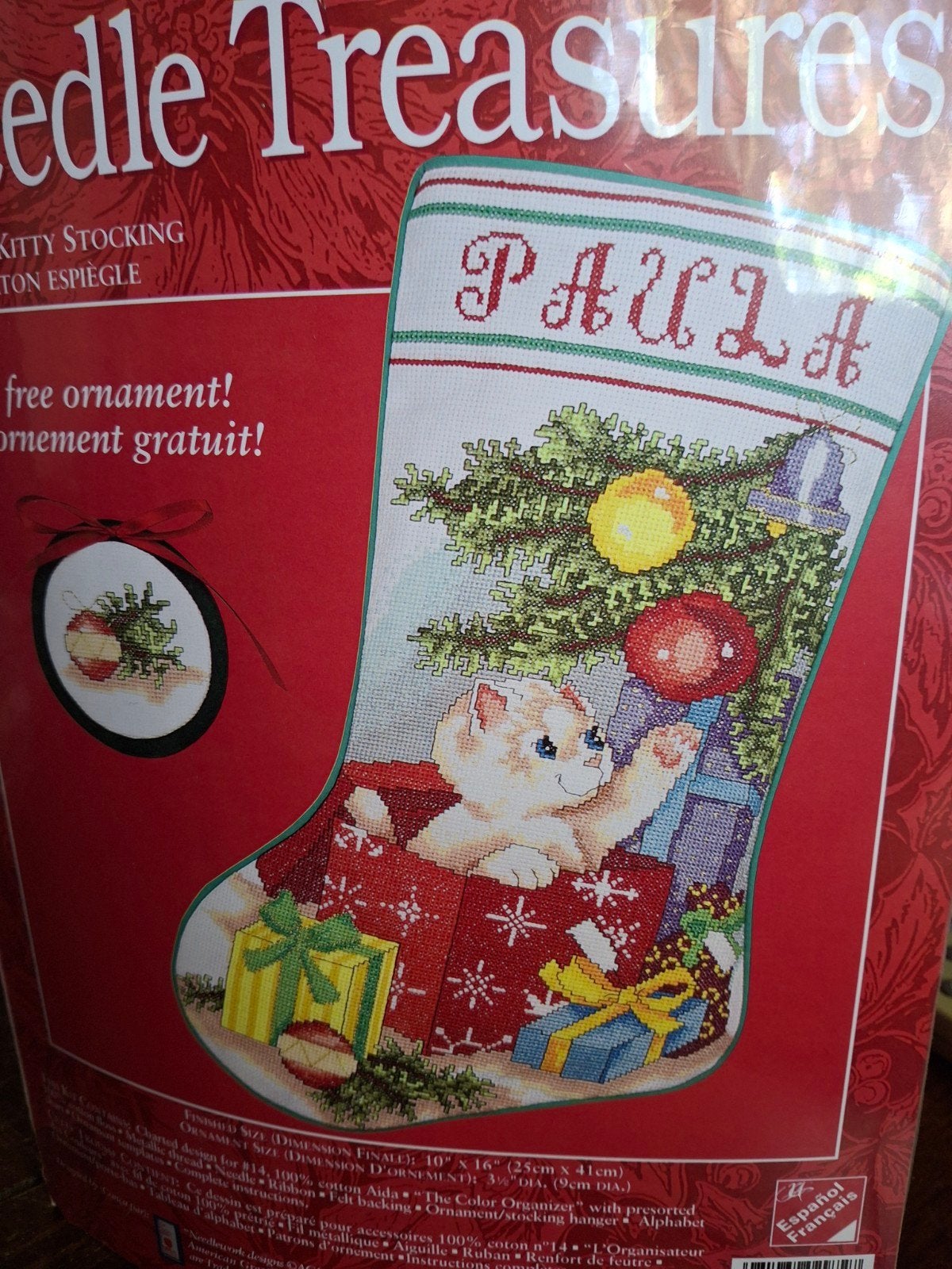 Kerstsok, Ophalen of Verzenden, Nieuw, Borduurpakket