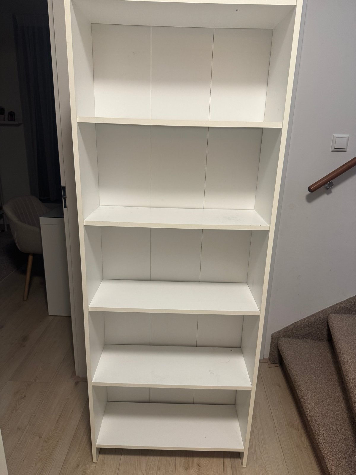 Witte Boekenkast 175x65 cm - In goede staat, Ophalen, Met plank(en), 50 tot 100 cm, 150 tot 200 cm