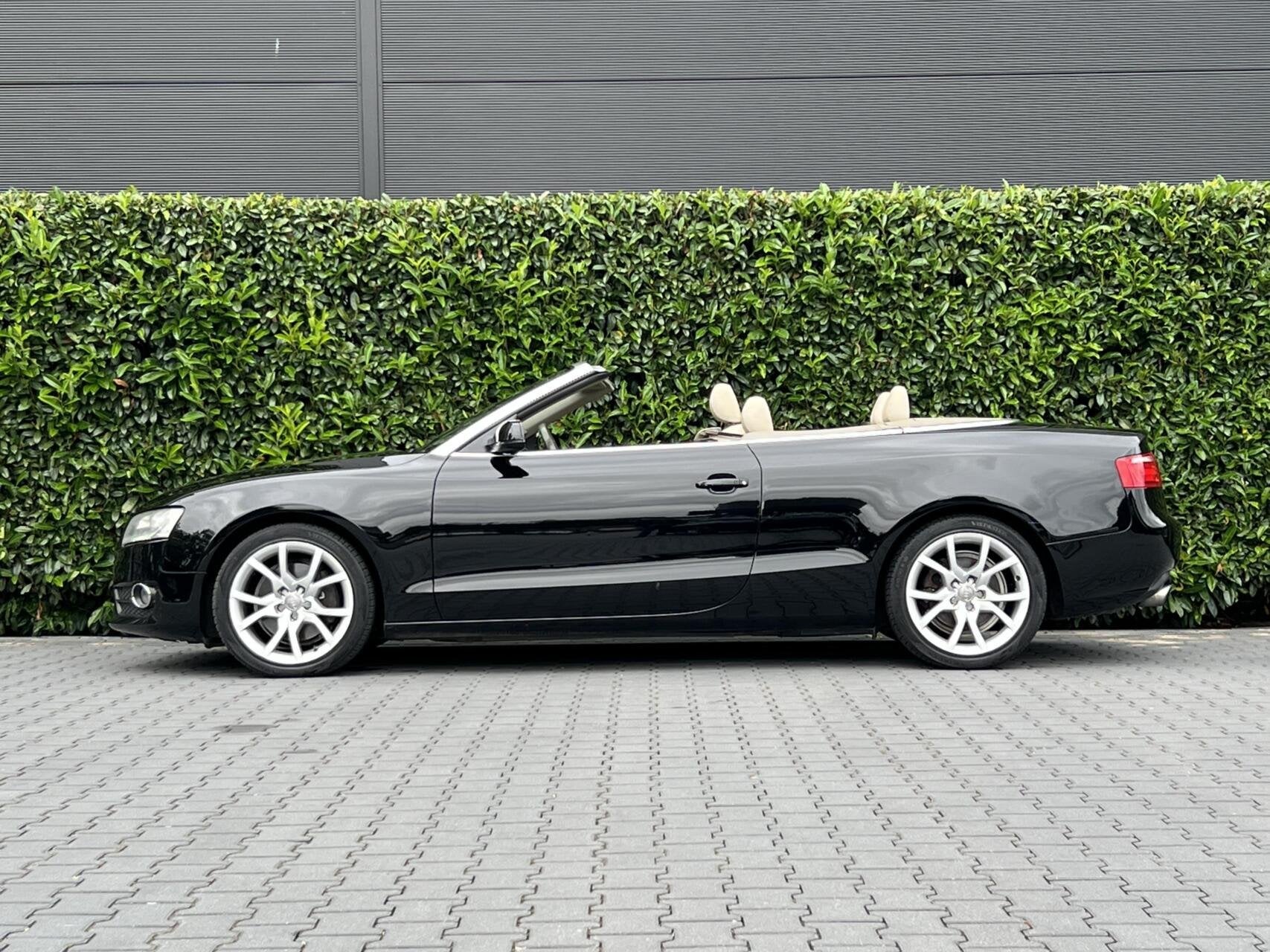 Audi A5 Cabriolet 2.0 TFSI quattro Pro Line, LEDER, CRUISE C, Gebruikt, 4 cilinders, 4 stoelen, Zwart