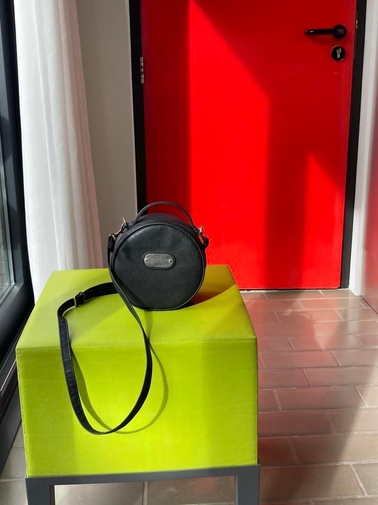 Bagsac Amsterdam ..rond tasje, Ophalen of Verzenden, Zo goed als nieuw, Zwart, Schoudertasje