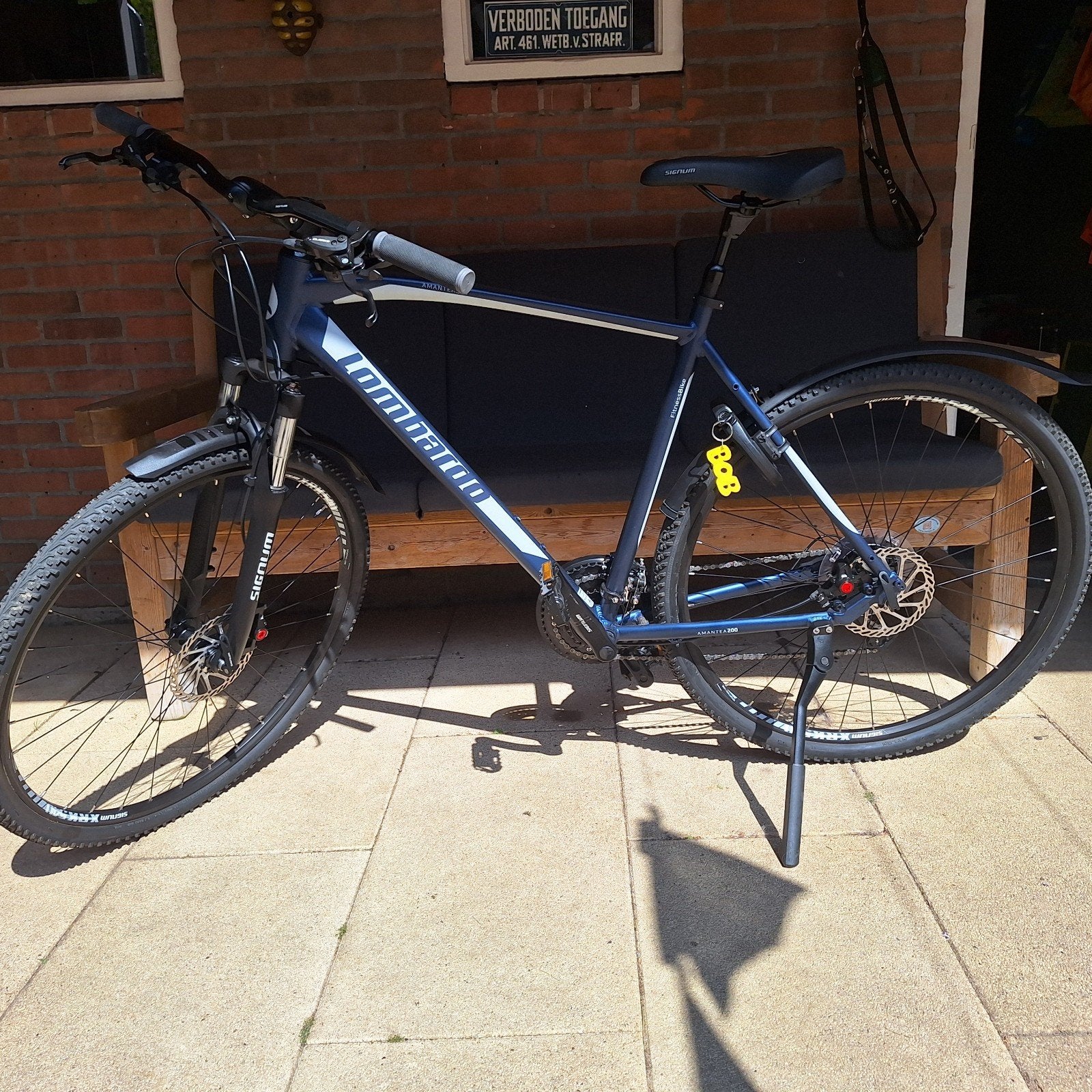 Lombardo fiets met schijfremmen en 24 versnellingen, 28 inch, Zo goed als nieuw, Meer dan 20 versnellingen, Schijfrem