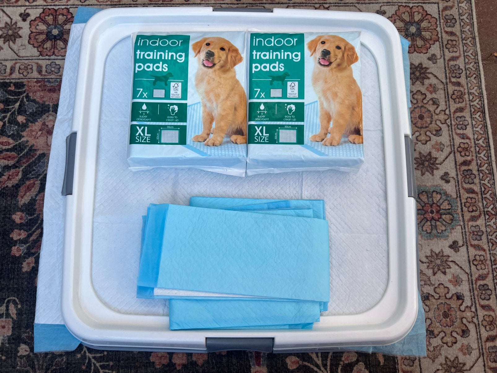 Trainingsmat Houder - Hondenzindelijkstraining, Dieren en Toebehoren, Honden-accessoires, Ophalen of Verzenden, Zo goed als nieuw