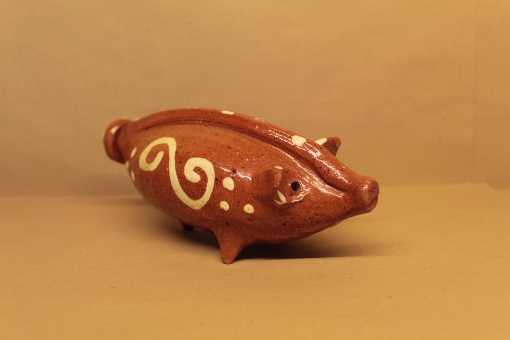 Oud vintage antiek Workumer spaarvarken, Ophalen of Verzenden