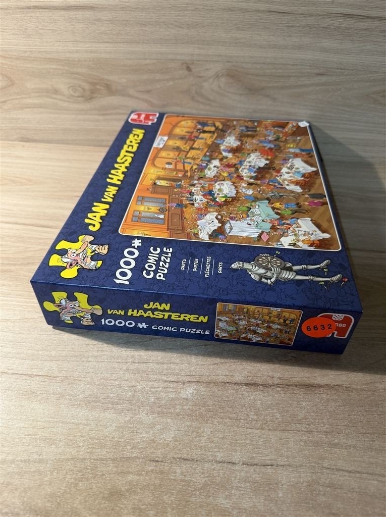 Jan van Haasteren - darten - 1000 stuks - s6632, Verzenden, 500 t/m 1500 stukjes, Zo goed als nieuw