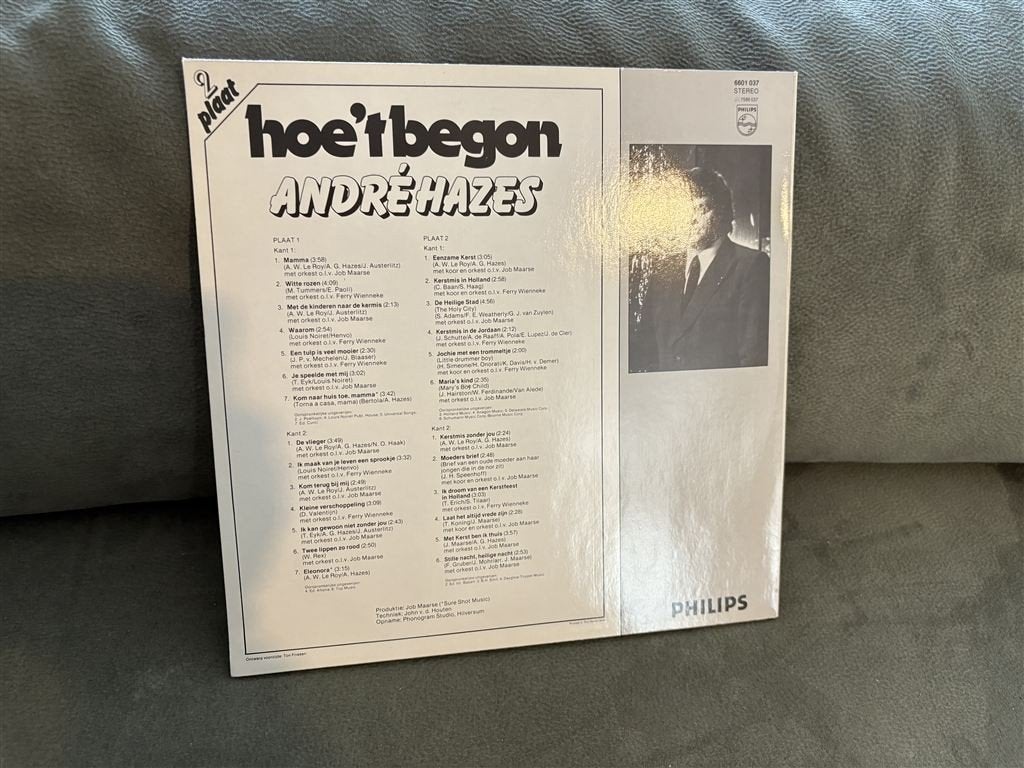 Andre Hazes - hoe het begon - P1544 - Vinyl - LP, Ophalen of Verzenden, Zo goed als nieuw, 12 inch, Levenslied of Smartlap